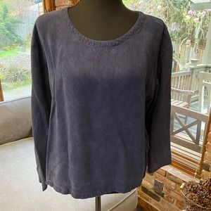 Zona clothes corduroy 3/4 sleeve shirt. Size L NWT